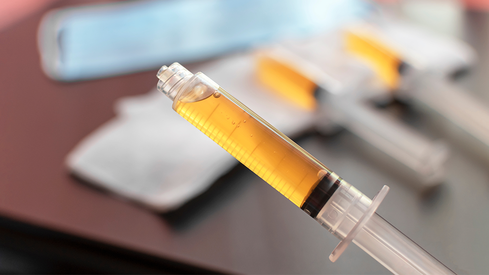 PRP ready to be injected into a patient for pain relief at Health For Life Naturopathic Medicine in Phoenix, AZ.